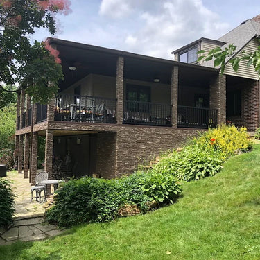 Brunswick Brown: Slatestone Flat Panel: 15 1/2